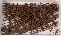 Lot 329 - An assortment of Hornby steel track as removed...