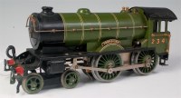 Lot 338 - Hornby 1931-5 LNER green clockwork 4-4-0 No. 2...