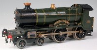 Lot 339 - Hornby 1930-41 GWR green clockwork 4-4-0 No. 2...