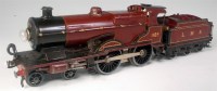 Lot 343 - Hornby 1937-8 red LMS 20v AC 4-4-0 E220...