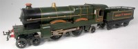 Lot 345 - Hornby 1927-8 green GWR clockwork 4-4-2 No. 3C...