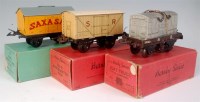 Lot 363 - Hornby 1937-41 SR buff No. 0 refrigerator van -...