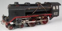 Lot 376 - Marklin black continental outline 20v AC 4-4-0...