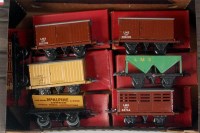 Lot 393 - 7x Hornby boxed postwar wagons including 2x...