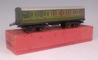 Lot 409 - Hornby 1948 No. 2 bogie SR passenger Brake/3rd,...