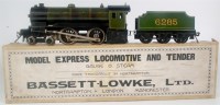 Lot 431 - Bassett-Lowke green live steam 4-4-0...