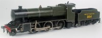 Lot 433 - Bassett-Lowke repainted green live steam SR...