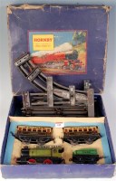 Lot 440 - Hornby M1 train set comprising green 1936-41...