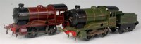 Lot 348 - Hornby 1949-54 red LMS clockwork 0-4-0 No. 501...