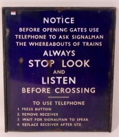 Lot 91 - Circa 1950s, British Railway "Stop, Look and...