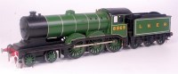 Lot 500 - A model of a B12 class engine and tender...