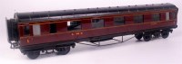 Lot 504 - An Exley side corridor LMS 1st class coach No....