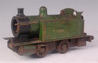 Lot 553 - Kit built GI live steam 0-4-0 green Phoebus...