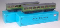 Lot 566 - Ace Southern green c/i all 1st bogie coach...