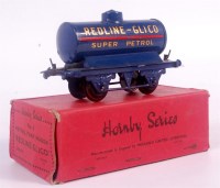 Lot 576 - Hornby 1934-41 blue Redline-Glico petrol tank...