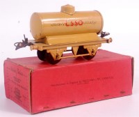 Lot 578 - Hornby 1936-41 cream Esso petrol tank wagon (G-...