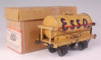 Lot 404 - Bassett-Lowke yellow Esso tank wagon No. 21774...