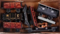 Lot 595 - 2x Leeds Manchester Collieries open wagons, MR...