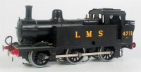 Lot 599 - Scratch built 3F 0-6-0 black tank engine as an...