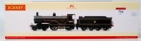 Lot 734 - A Hornby R2713 BR lined black class T9 engine...