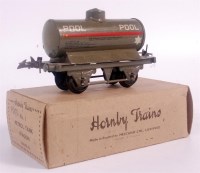 Lot 583 - Hornby 1947-8 darker grey Pool No. 1 tank...