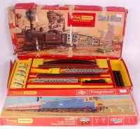 Lot 761 - A Triang Hornby R645 Freightliner set appears...