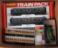 Lot 784 - A Hornby R369 BR green class 110 DMU train...