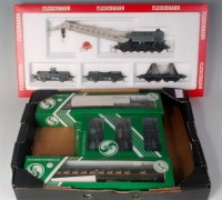 Lot 829 - A Fleischmann H0 No. 5597 breakdown train set...