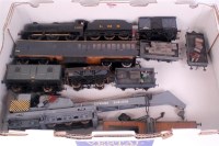 Lot 533 - A re-wheeled Lima class 4F engine and tender...