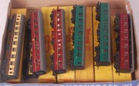 Lot 904 - 7 various Triang TT coaches including maroon...