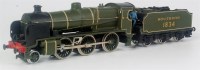 Lot 908 - A whitemetal kit built N class 2-6-0 engine...