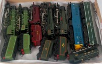 Lot 996 - 8 Triang & Hornby engines and tenders where...