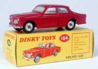 Lot 1935 - Dinky Toys, 184 Volvo 122s, red body,...