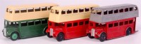 Lot 1982 - Dinky Toys, 290 double decker bus group, 3 in...