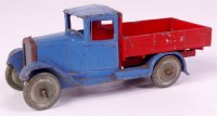 Lot 1994 - Dinky Toys, No.22C pre-war motor truck, blue...