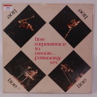 Lot 194 - Live experience in Vegas ….. February 1971...