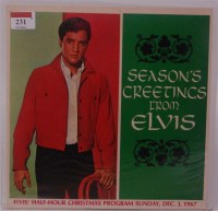 Lot 231 - Season's Greetings from Elvis RCA Victor EPC -...