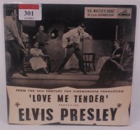 Lot 301 - Love Me Tender HMV 7EG 8199 Feb 1957 M-/E	1957...