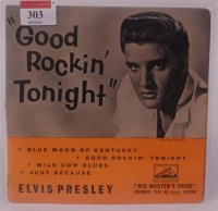 Lot 303 - Good Rockin' Tonight HMV 7EG 8256 Sept 1957...