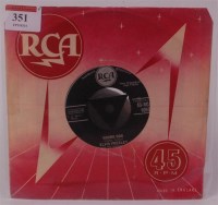 Lot 351 - Hound Dog/Blue Suede Shoes RCA 1095 Nov 1958...