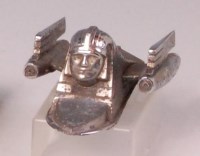 Lot 60 - An Art Deco period chromed metal car mascot,...