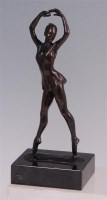 Lot 108 - After Batioton? - Bronze figure of a ballerina,...