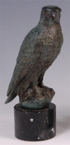 Lot 23 - A contemporary green patinated bronze model of...