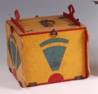 Lot 121 - A circa 1920s/30s painted wood 'magic box' by...