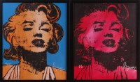Lot 157 - Symon (b.1947) - Pair; Marilyn Monroe,...
