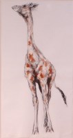 Lot 167 - Claire Norrington (b.1969) - Standing giraffe,...