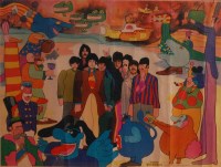 Lot 181 - The Beatles Yellow Submarine lithograph, Anglo...
