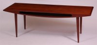 Lot 249 - A 1960s Danish teak coffee table, having...