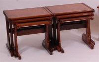 Lot 242 - A pair of 1970s G-Plan teak and hammered...