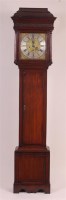 Lot 791 - A George III mahogany longcase clock, having a...